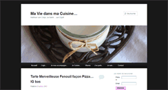Desktop Screenshot of maviedansmacuisine.com